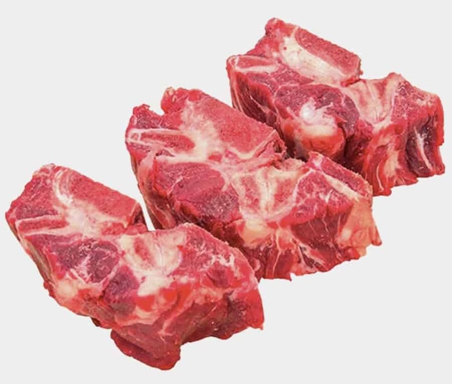 Beef neck bones are a great part of a raw diet